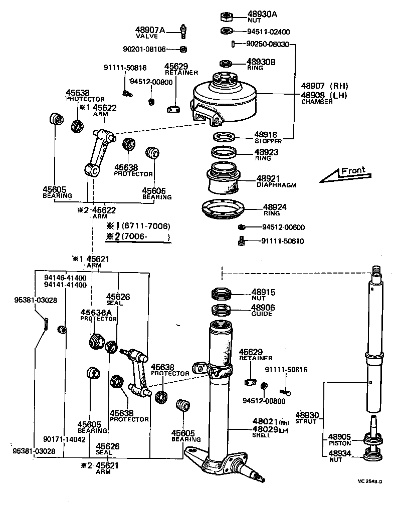  CENTURY |  FRONT SPRING SHOCK ABSORBER