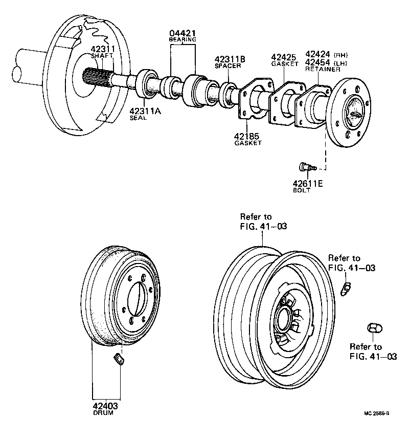  PUBLICA |  REAR AXLE SHAFT HUB