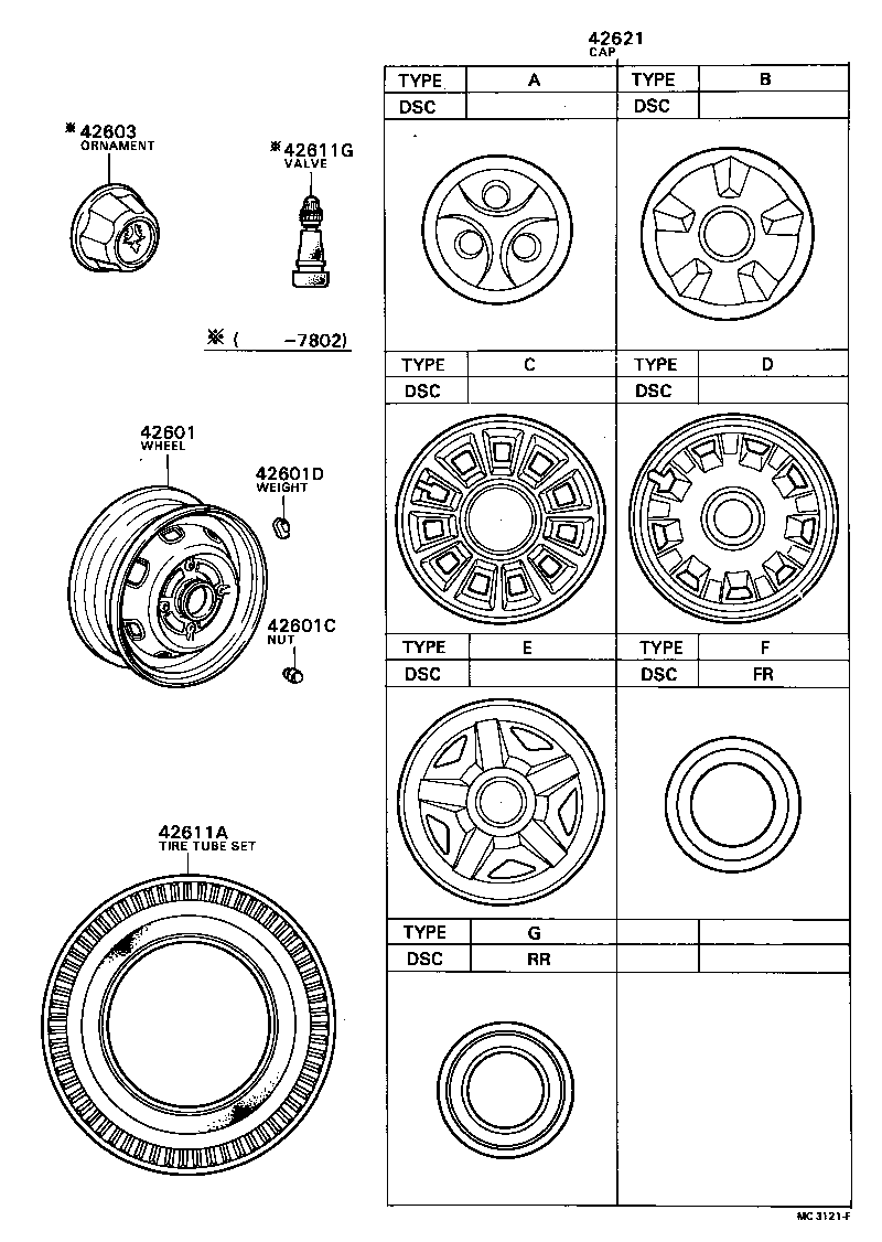  PUBLICA |  DISC WHEEL WHEEL CAP