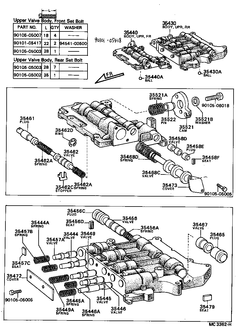  MARK 2 |  VALVE BODY OIL STRAINER ATM