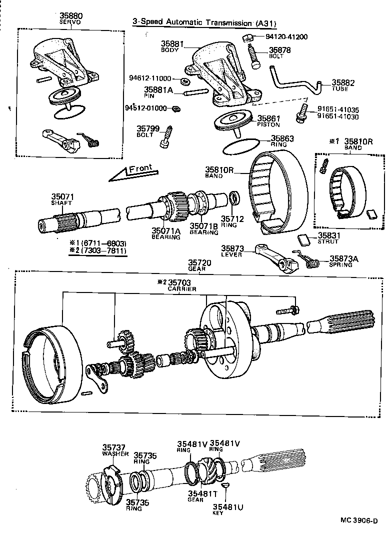  CENTURY |  PLANETARY GEAR REVERSE PISTON COUNTER GEAR ATM