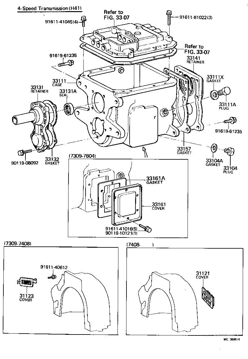  LAND CRUISER VAN |  CLUTCH HOUSING TRANSMISSION CASE MTM