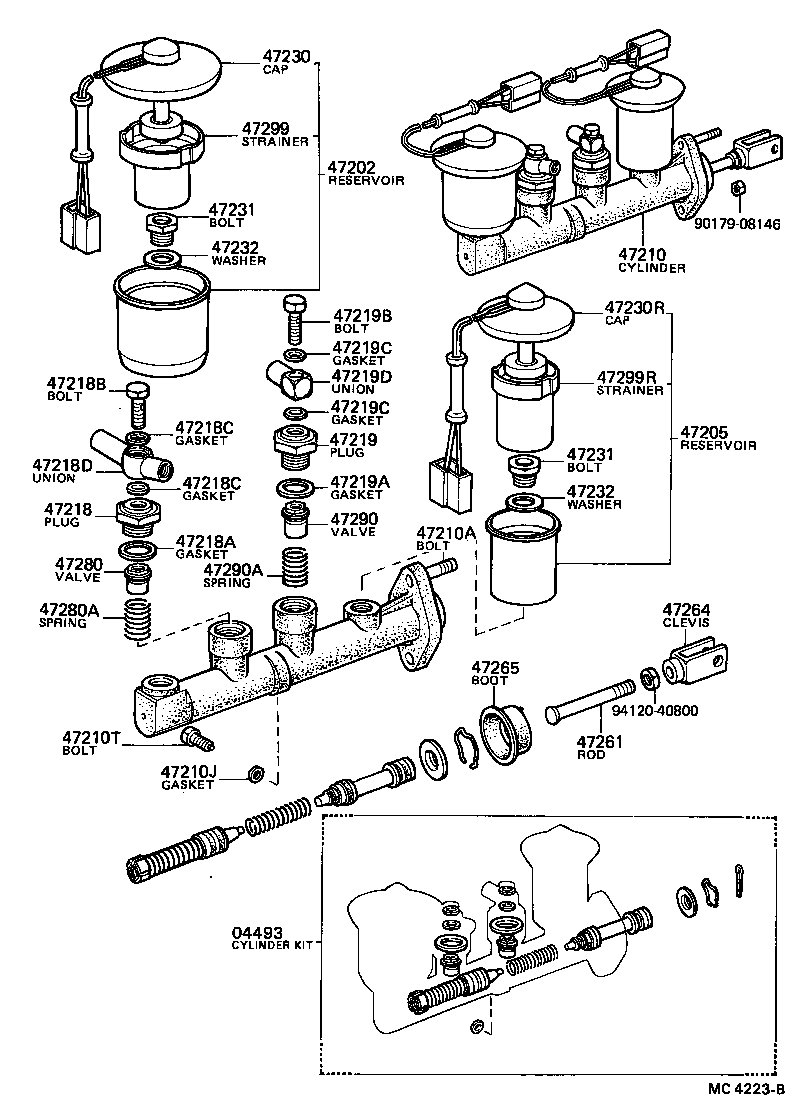  PUBLICA |  BRAKE MASTER CYLINDER