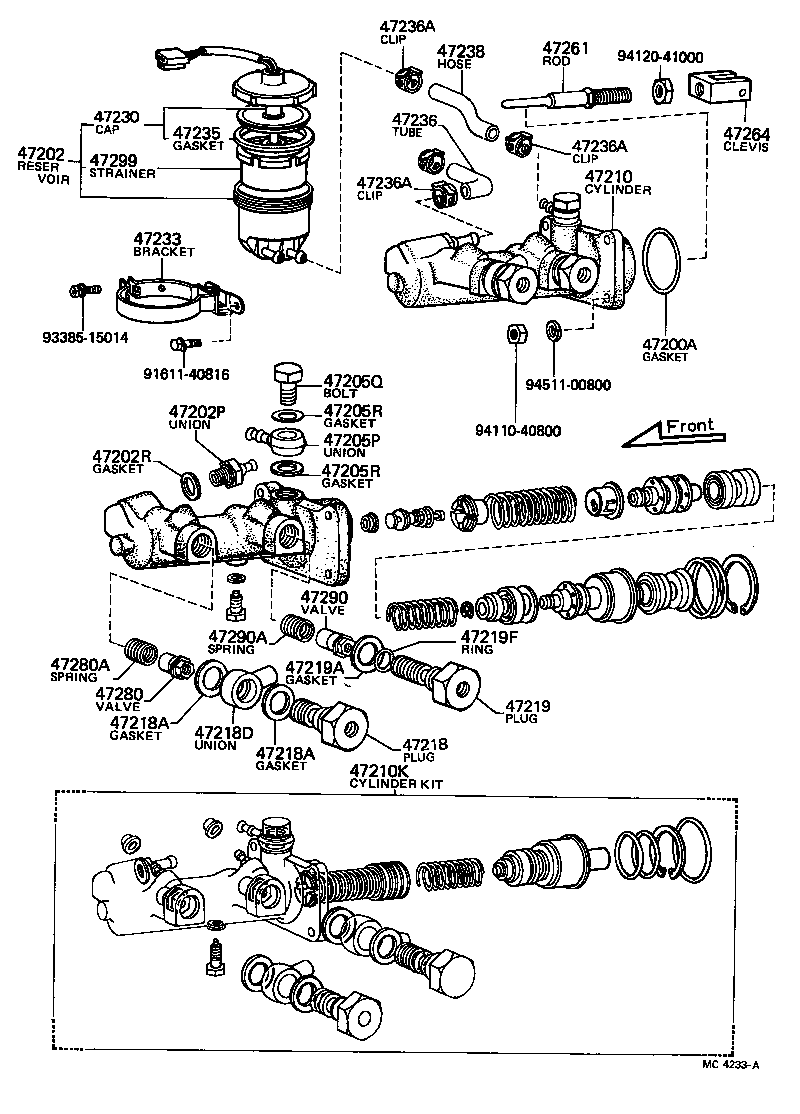  CENTURY |  BRAKE MASTER CYLINDER