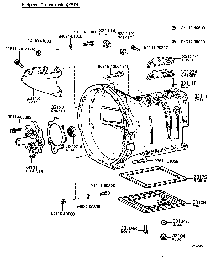  PUBLICA |  CLUTCH HOUSING TRANSMISSION CASE MTM
