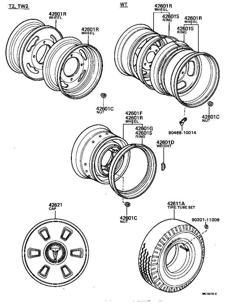  DYNA TOYOACE |  DISC WHEEL WHEEL CAP