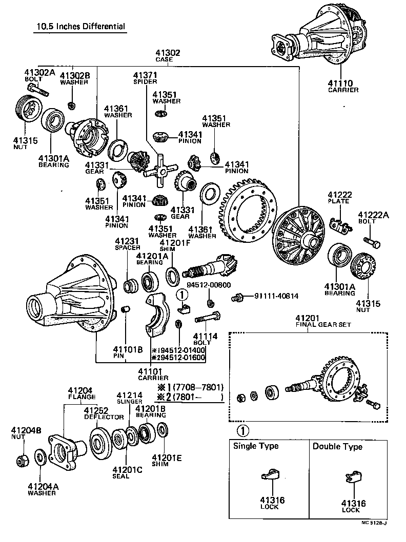  COASTER |  REAR AXLE HOUSING DIFFERENTIAL