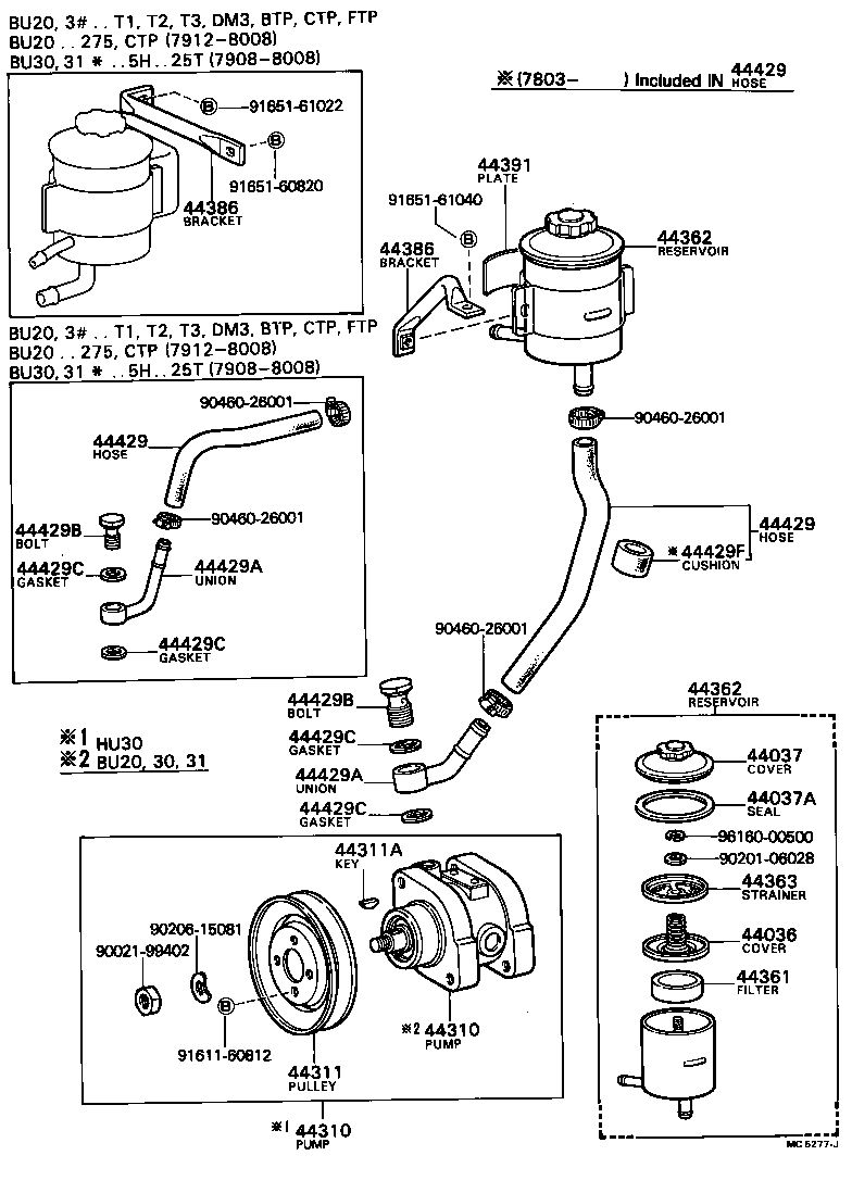  DYNA |  VANE PUMP RESERVOIR POWER STEERING