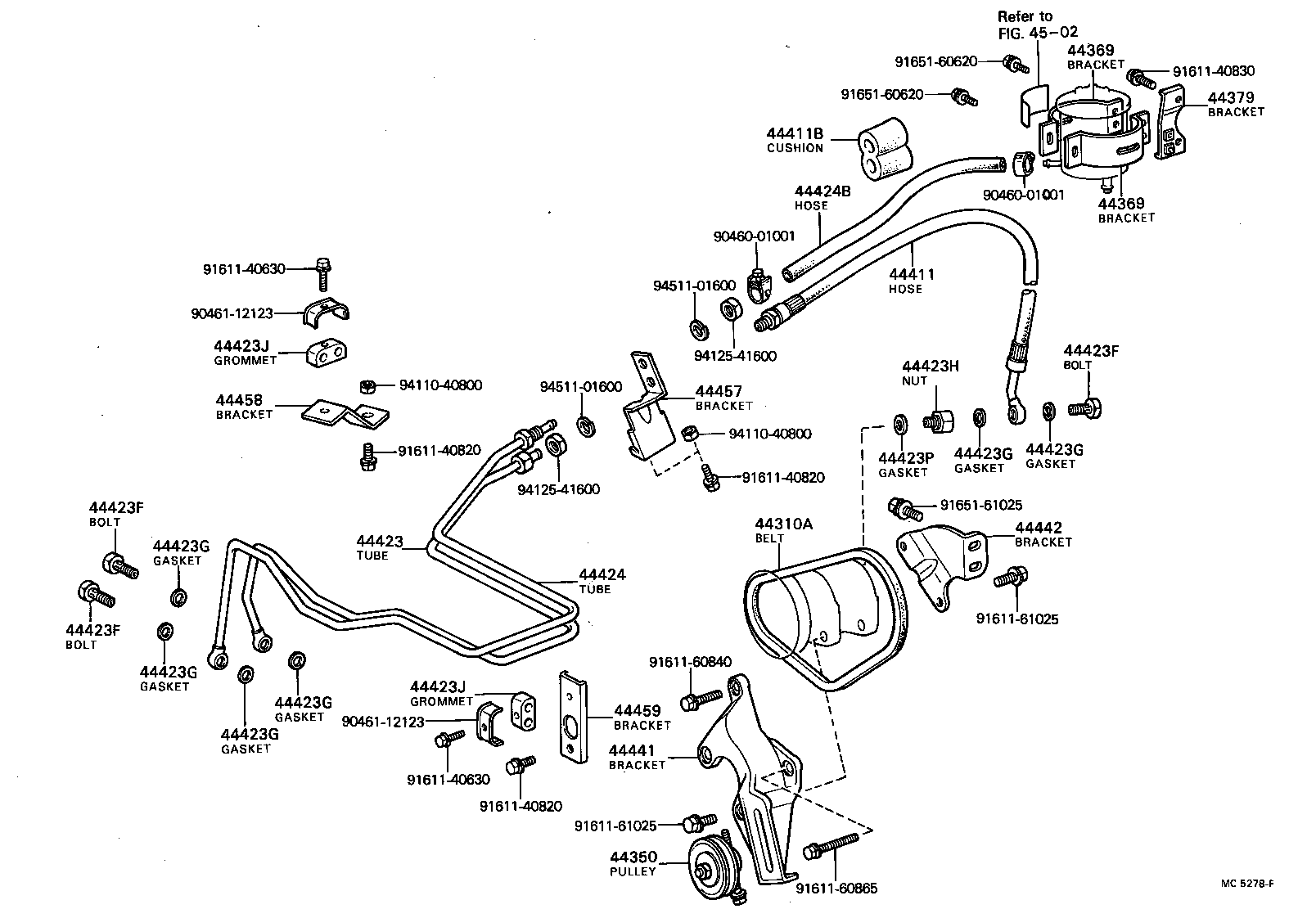  DYNA TOYOACE |  POWER STEERING TUBE