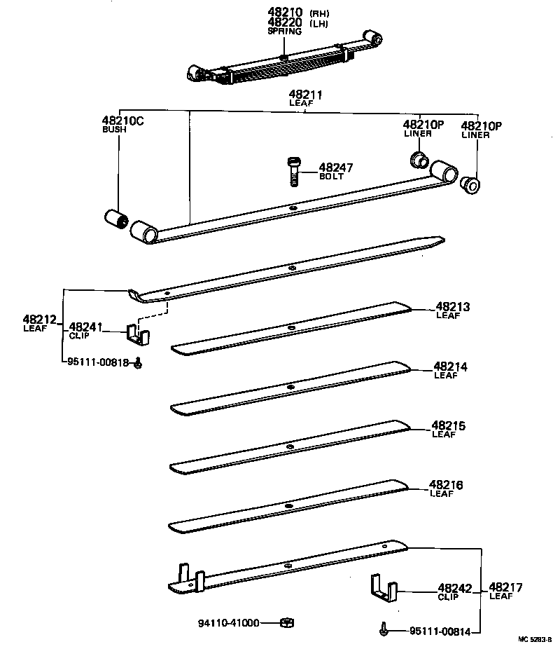  COASTER |  REAR SPRING SHOCK ABSORBER
