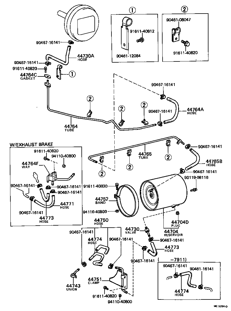  COASTER |  BRAKE BOOSTER VACUUM TUBE
