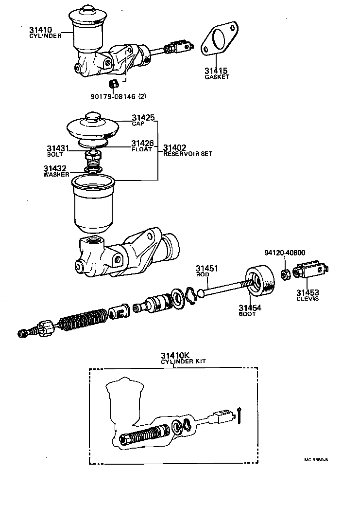  STOUT |  CLUTCH MASTER CYLINDER