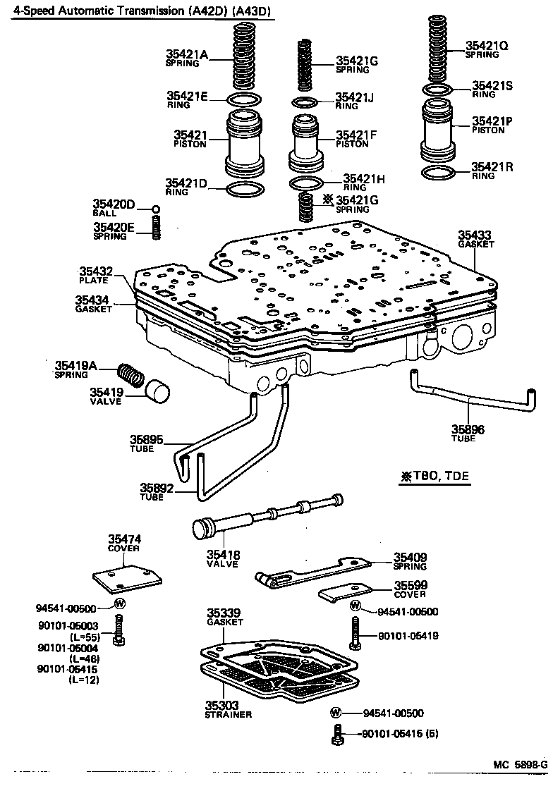  CROWN |  VALVE BODY OIL STRAINER ATM