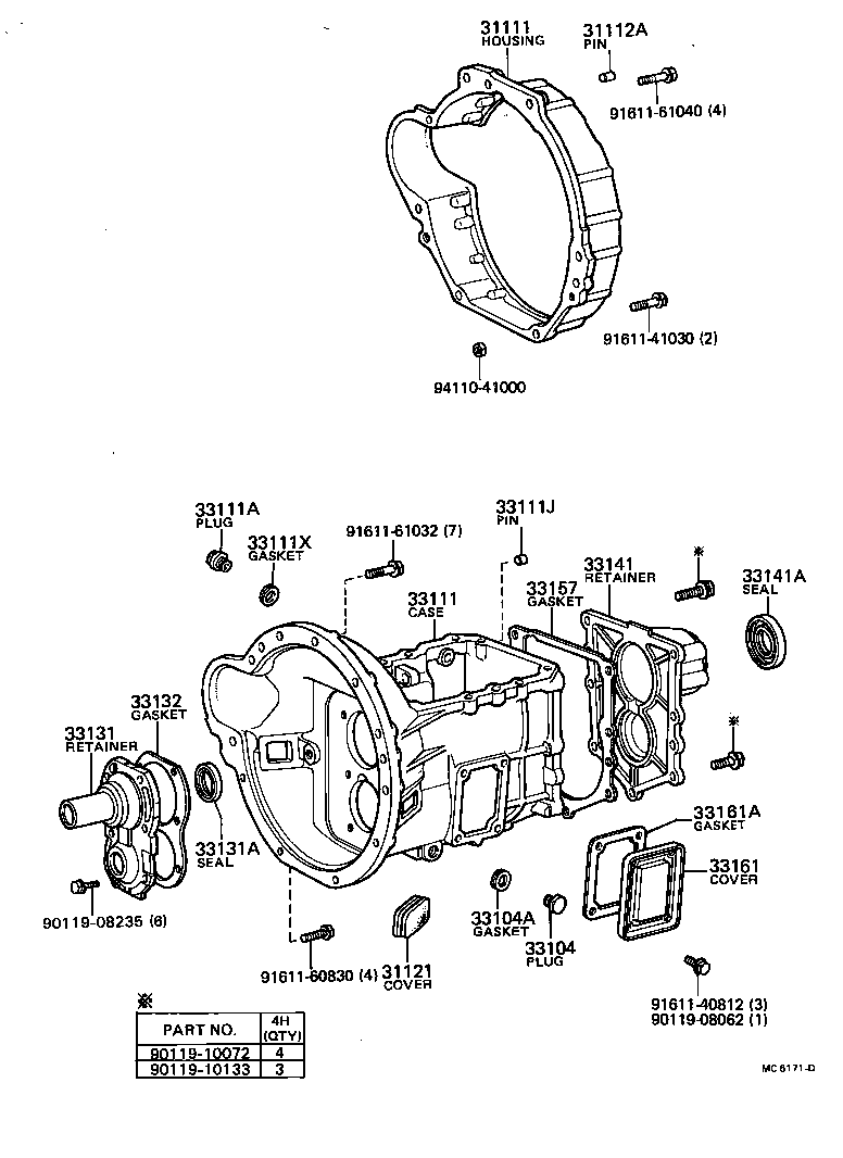  STOUT |  CLUTCH HOUSING TRANSMISSION CASE MTM