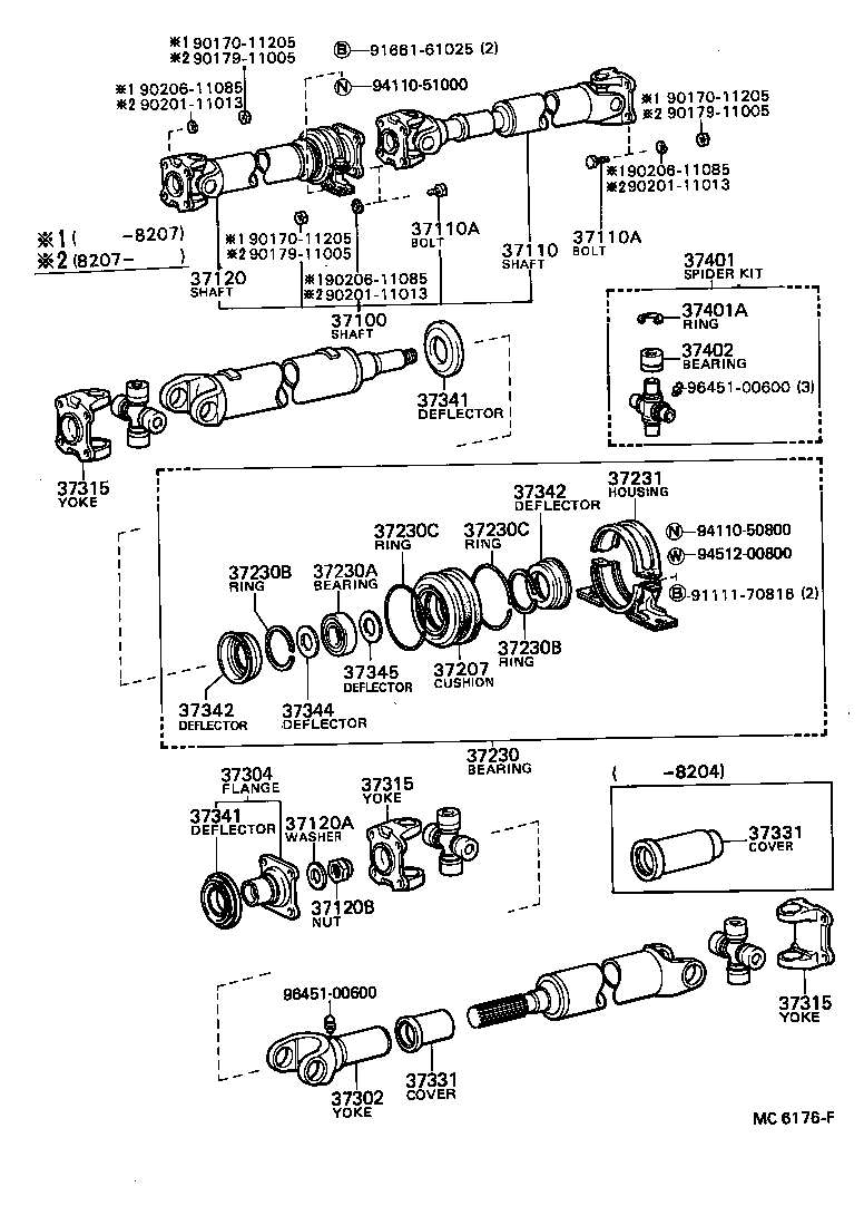  STOUT |  PROPELLER SHAFT UNIVERSAL JOINT