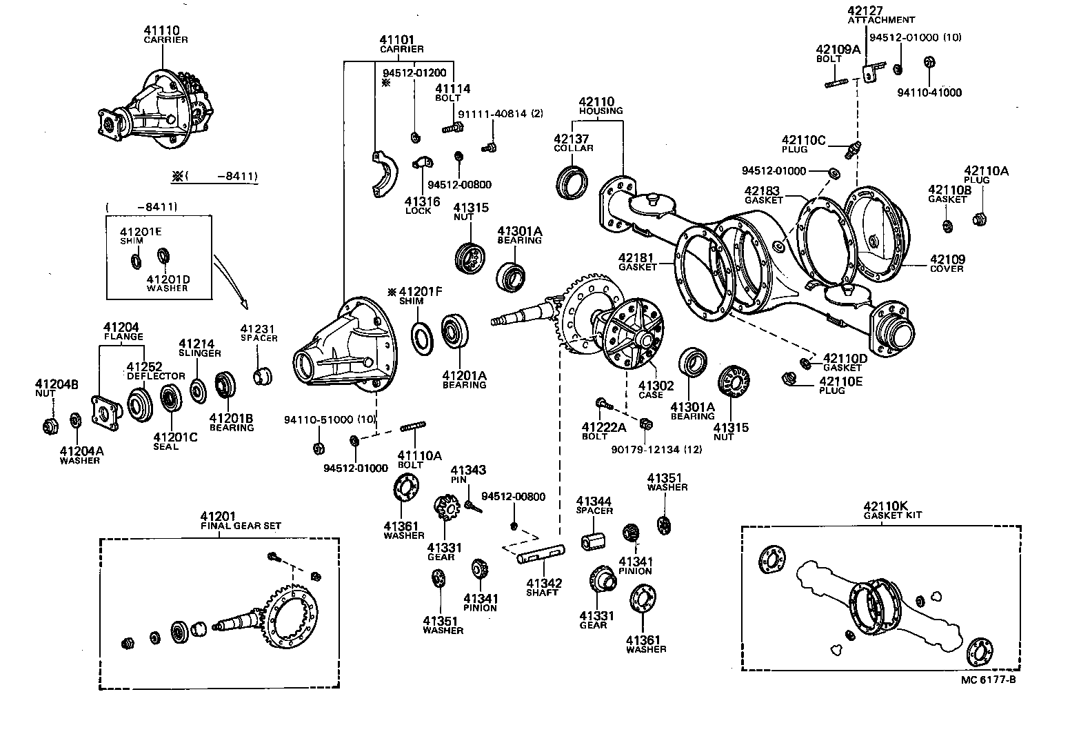  STOUT |  REAR AXLE HOUSING DIFFERENTIAL