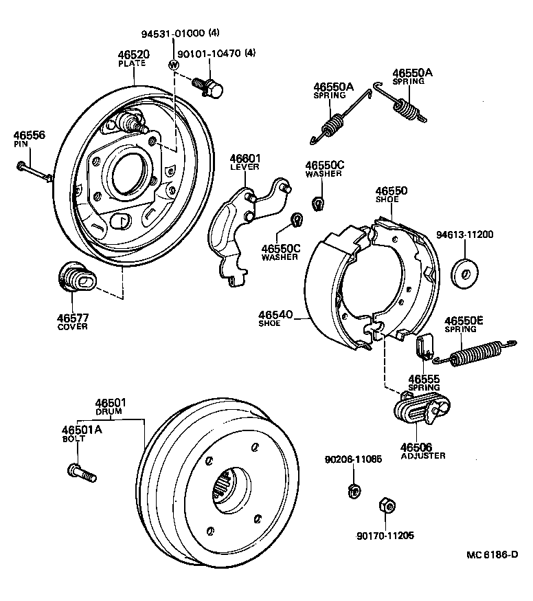  STOUT |  PARKING BRAKE CABLE