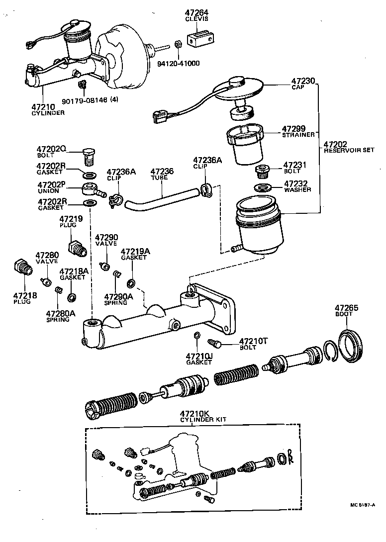  STOUT |  BRAKE MASTER CYLINDER