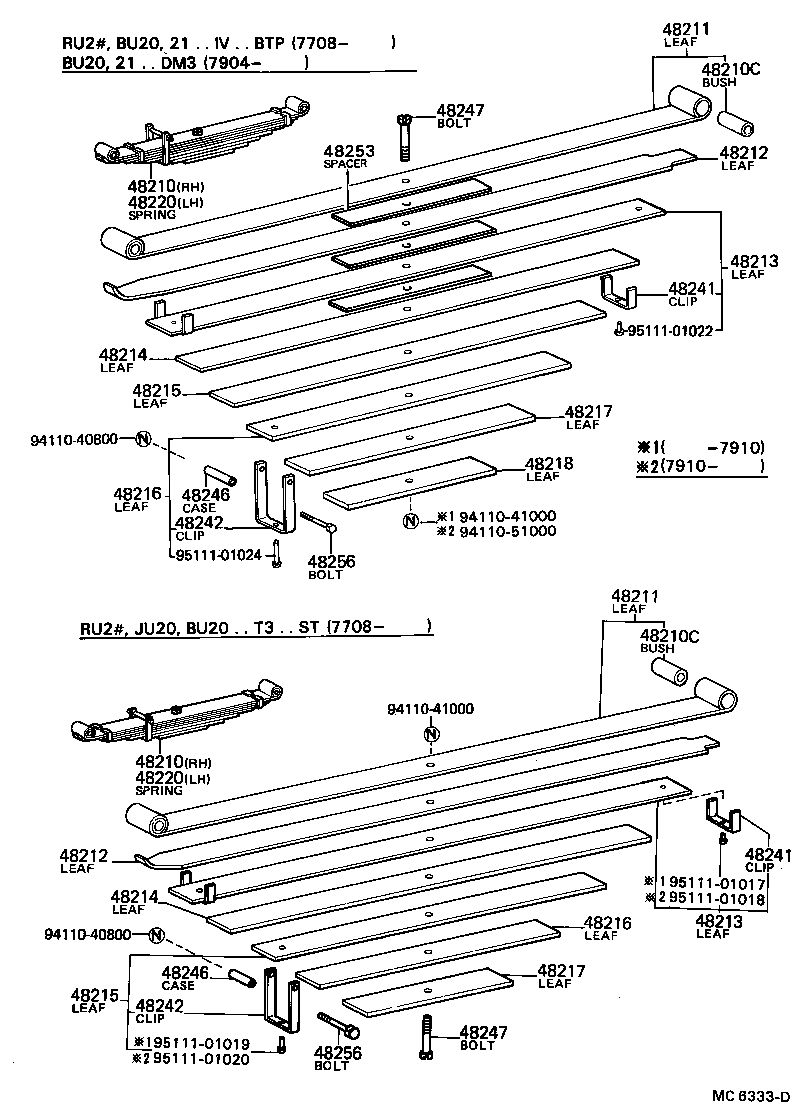  DYNA |  REAR SPRING SHOCK ABSORBER