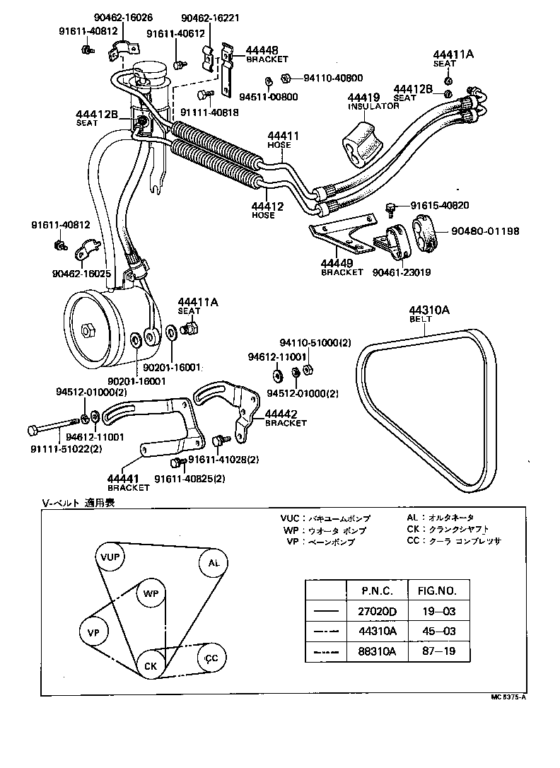  CENTURY |  POWER STEERING TUBE