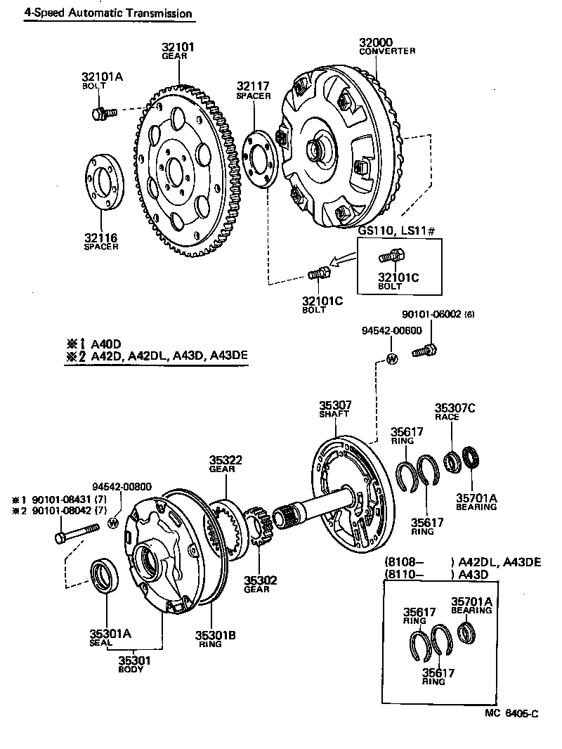  CROWN |  TORQUE CONVERTER FRONT OIL PUMP CHAIN ATM