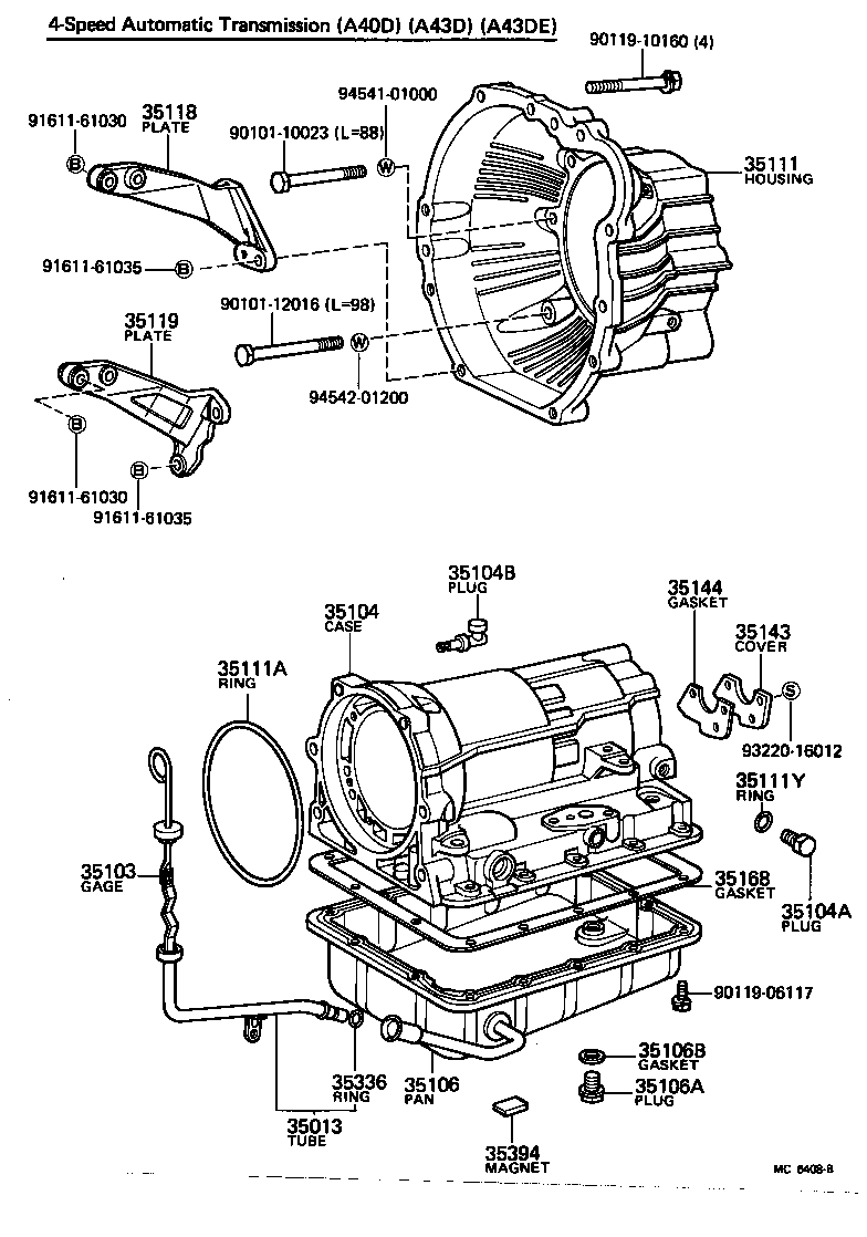  CROWN |  TRANSMISSION CASE OIL PAN ATM