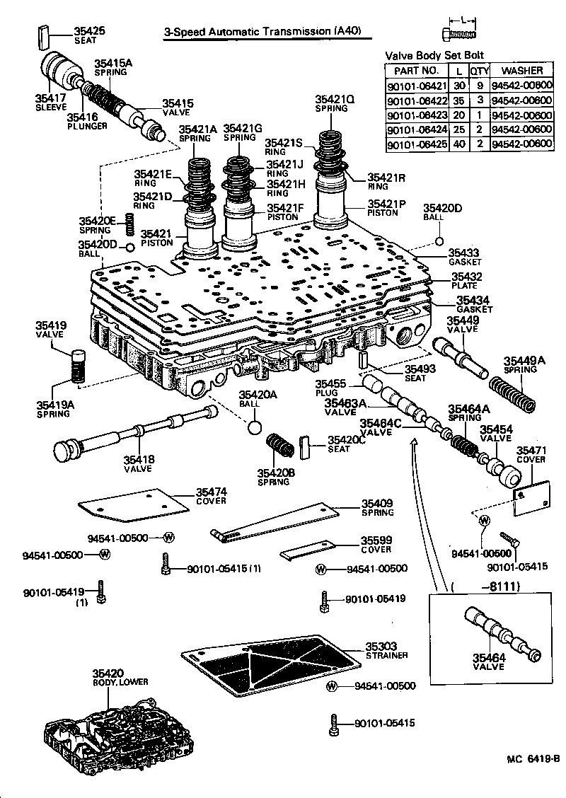  CROWN |  VALVE BODY OIL STRAINER ATM