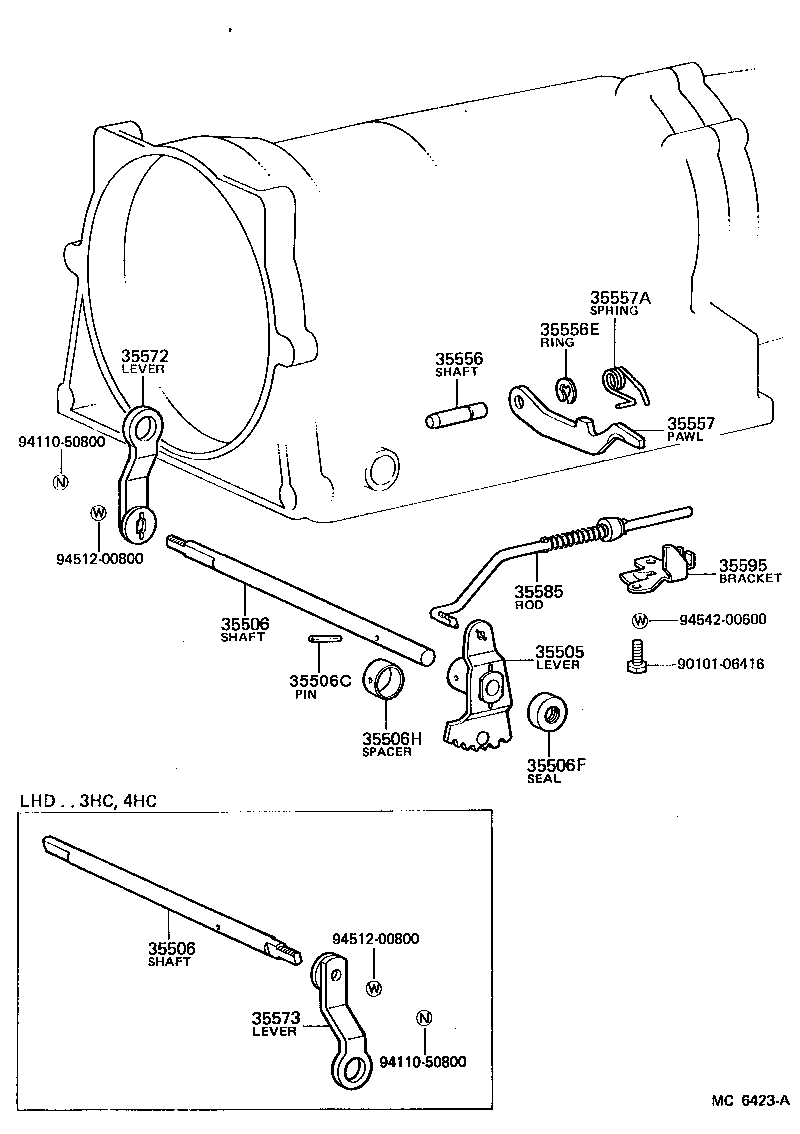  CROWN |  THROTTLE LINK VALVE LEVER ATM