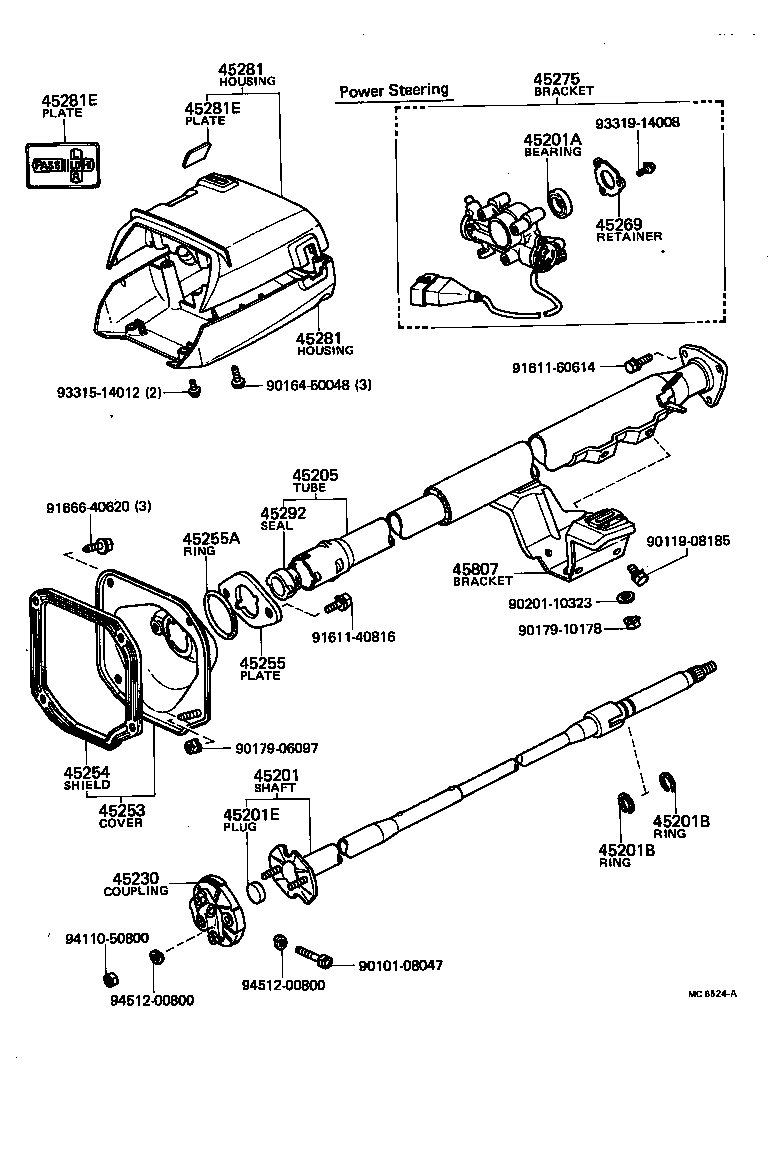  SPRINTER |  STEERING COLUMN SHAFT