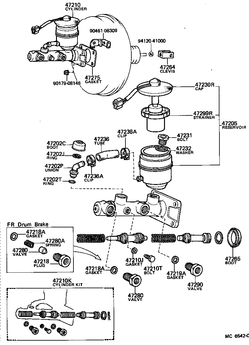  CROWN |  BRAKE MASTER CYLINDER
