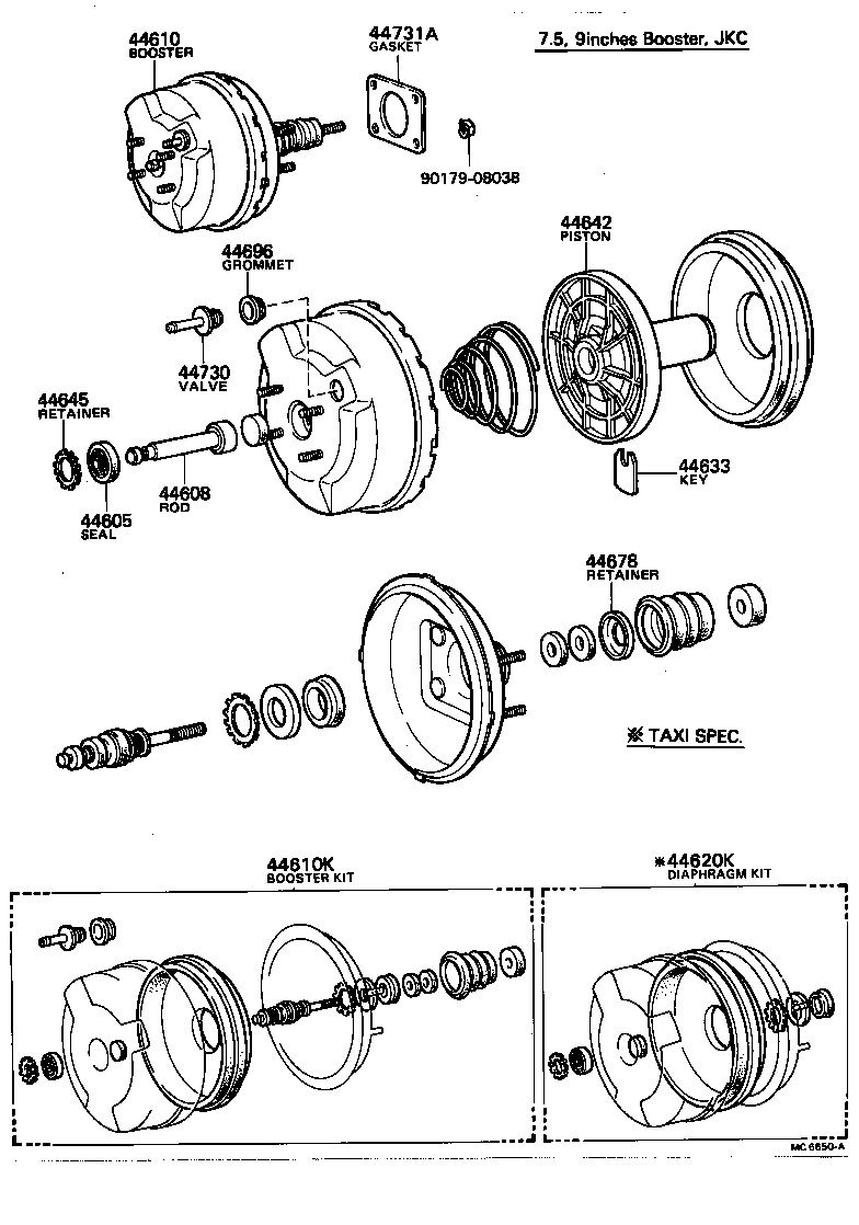  CROWN |  BRAKE BOOSTER VACUUM TUBE