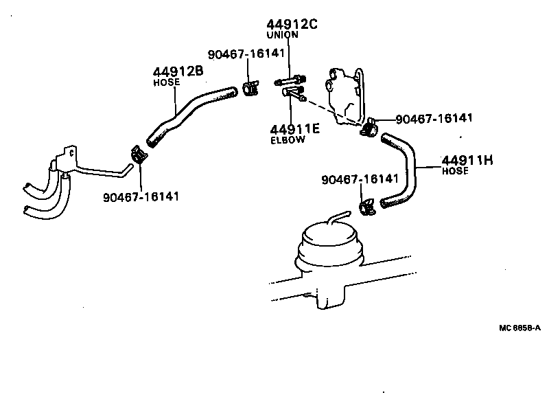  COASTER |  EXHAUST BRAKE TUBE CLAMP