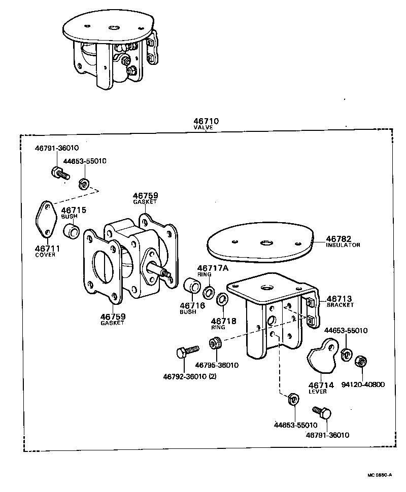  COASTER |  EXHAUST BRAKE ASSEMBLY VACUUM CYLINDER
