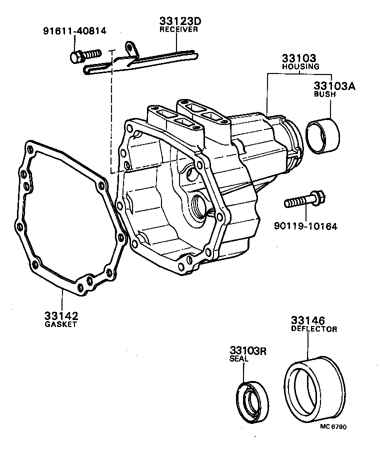  TOWN MASTERACE V WG |  EXTENSION HOUSING MTM