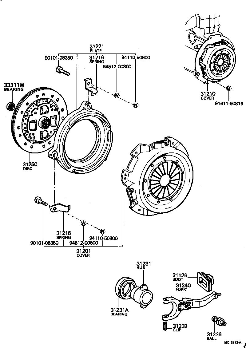  CRESTA |  CLUTCH RELEASE FORK
