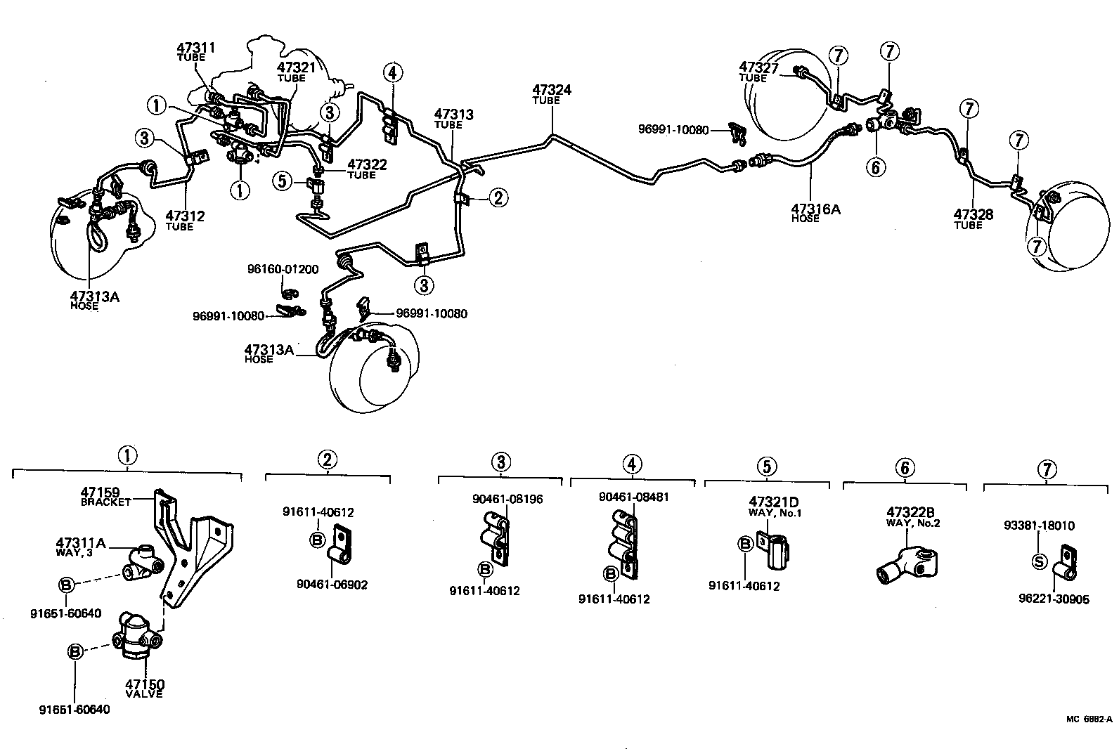  CRESTA |  BRAKE TUBE CLAMP