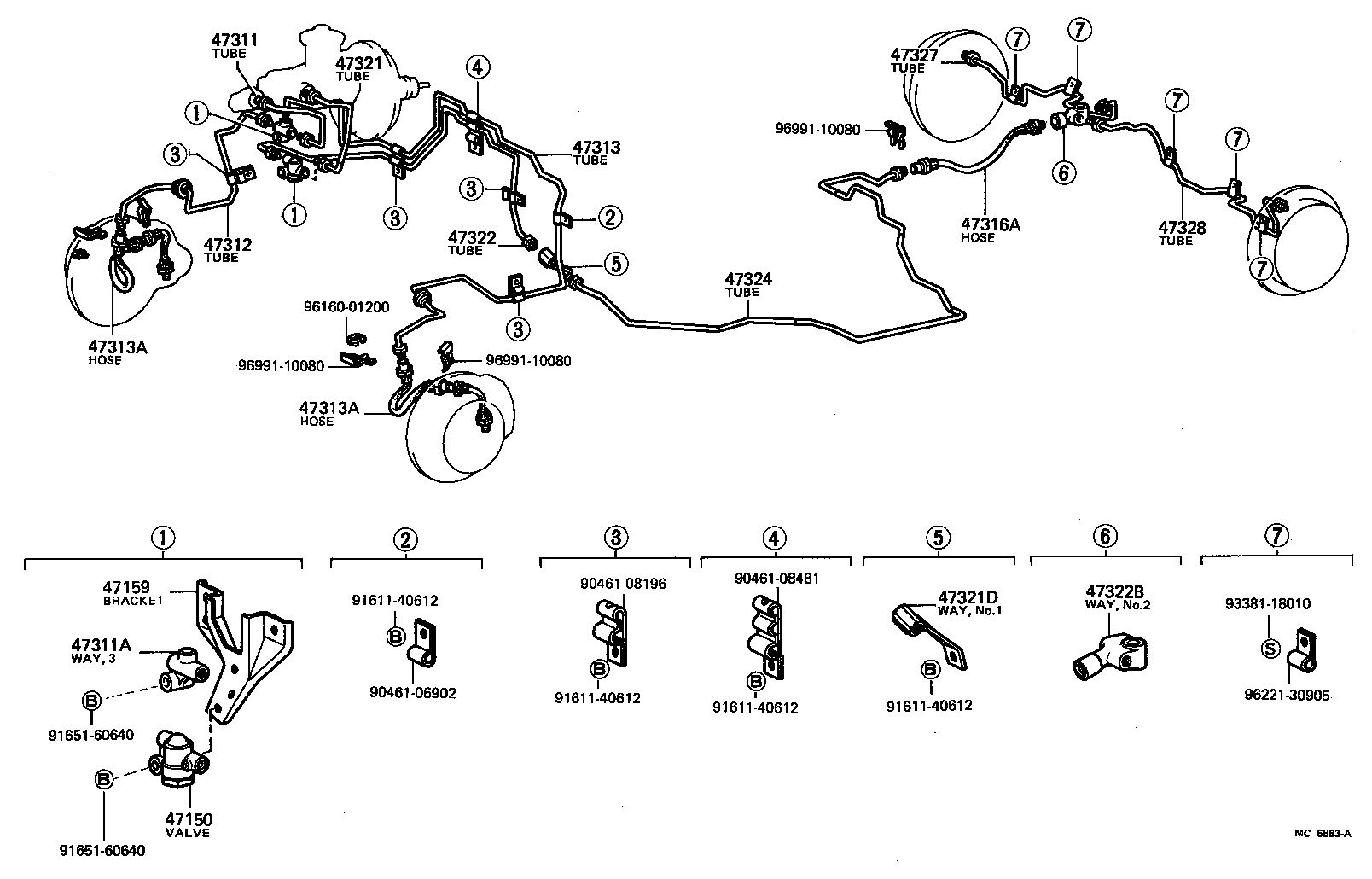 CRESTA |  BRAKE TUBE CLAMP