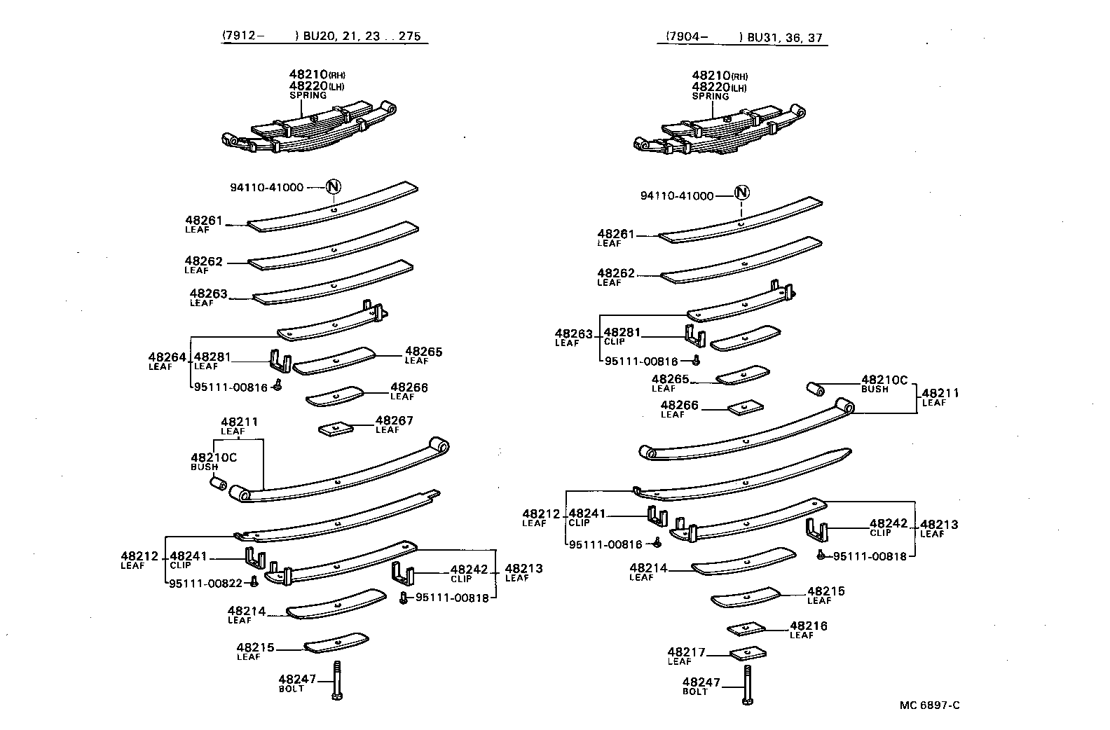  DYNA |  REAR SPRING SHOCK ABSORBER