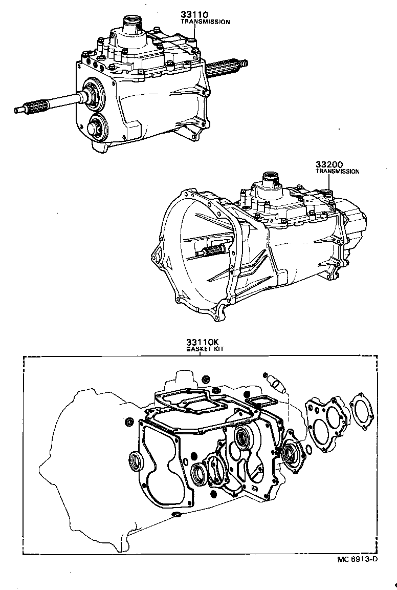  BLIZZARD |  TRANSAXLE OR TRANSMISSION ASSY GASKET KIT MTM