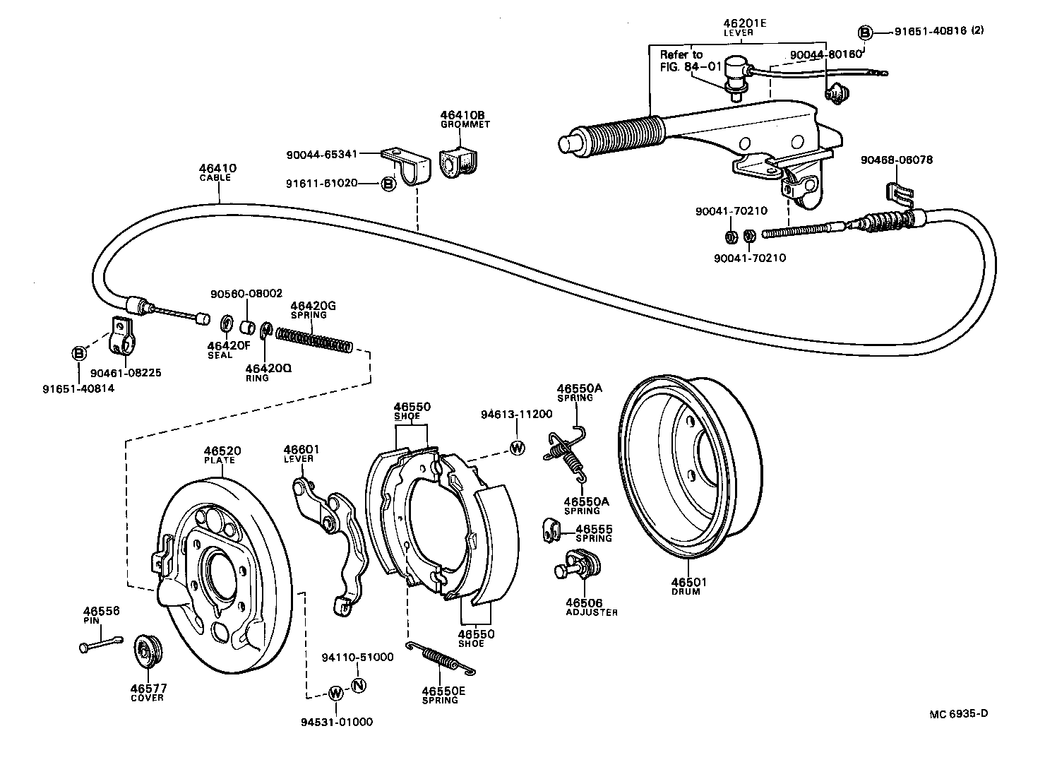  BLIZZARD |  PARKING BRAKE CABLE