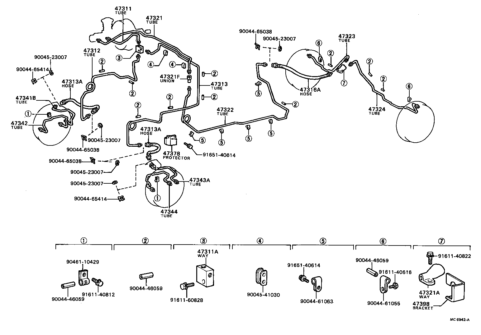  BLIZZARD |  BRAKE TUBE CLAMP