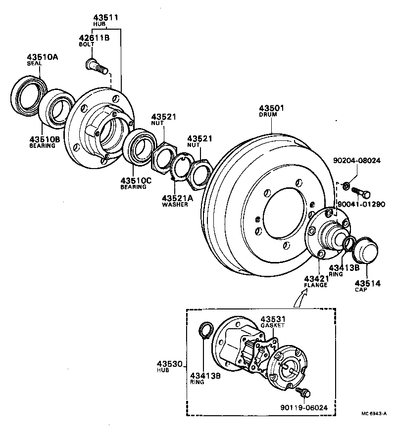  BLIZZARD |  FRONT AXLE HUB