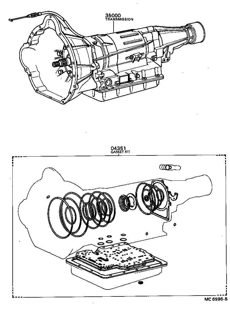  CENTURY |  TRANSAXLE OR TRANSMISSION ASSY GASKET KIT ATM
