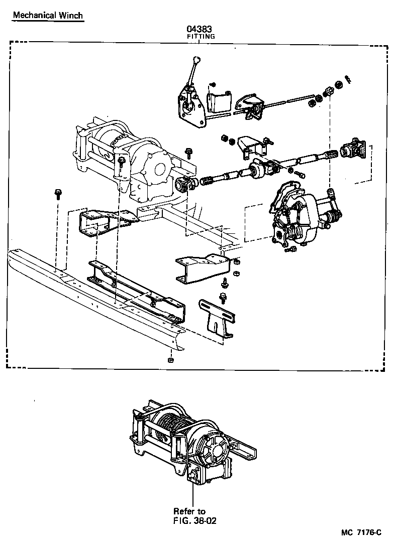  LAND CRUISER VAN |  WINCH KIT