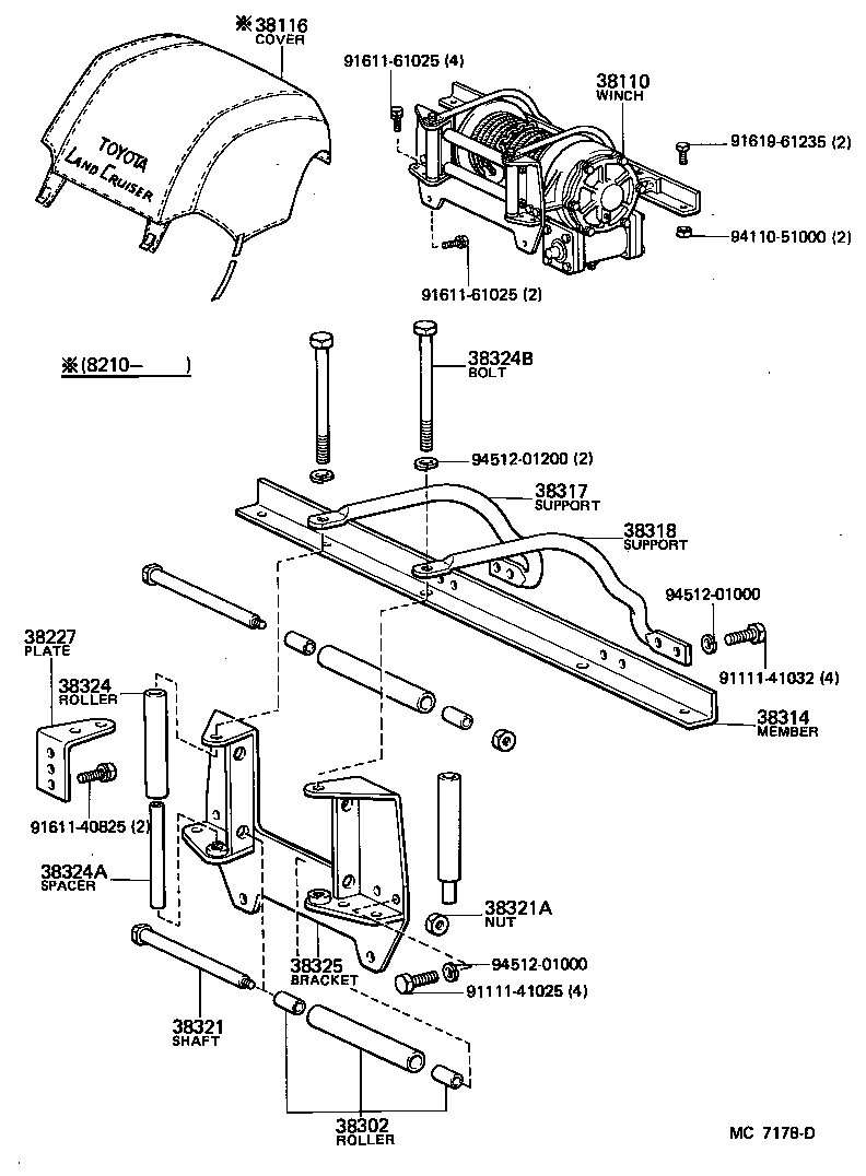  LAND CRUISER VAN |  WINCH