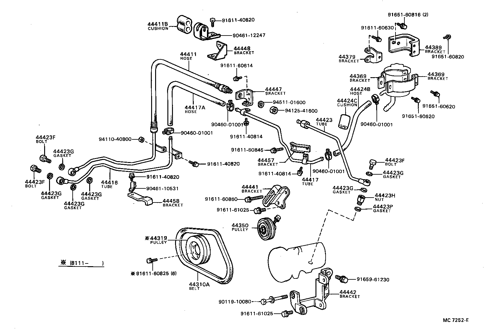  DYNA |  POWER STEERING TUBE