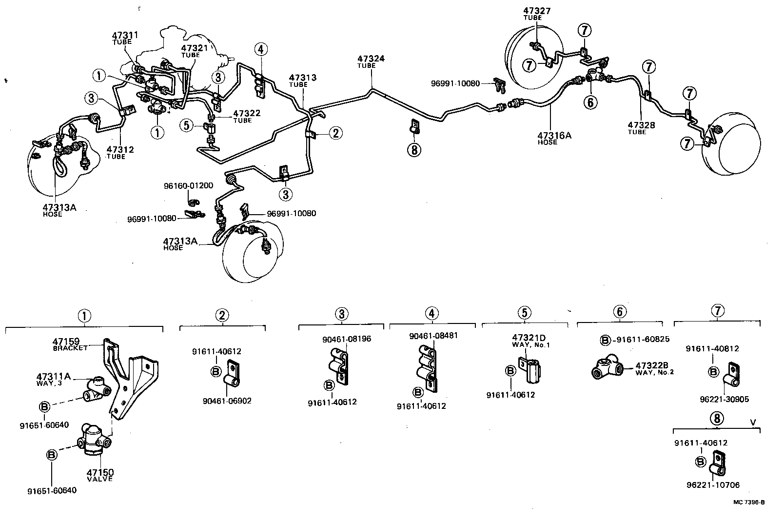  MARK 2 |  BRAKE TUBE CLAMP