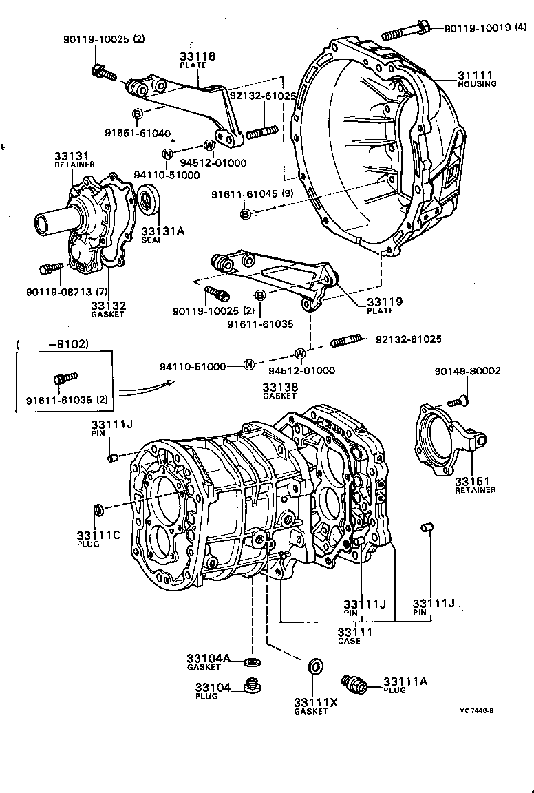  MARK 2 |  CLUTCH HOUSING TRANSMISSION CASE MTM