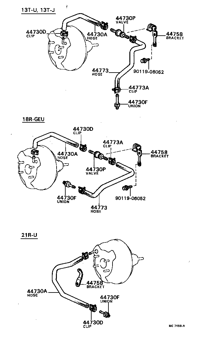  MARK 2 |  BRAKE BOOSTER VACUUM TUBE