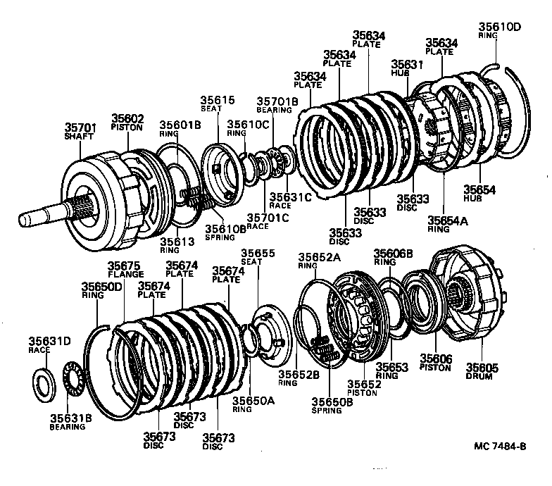  TOWN MASTERACE V WG |  BRAKE BAND MULTIPLE DISC CLUTCH ATM